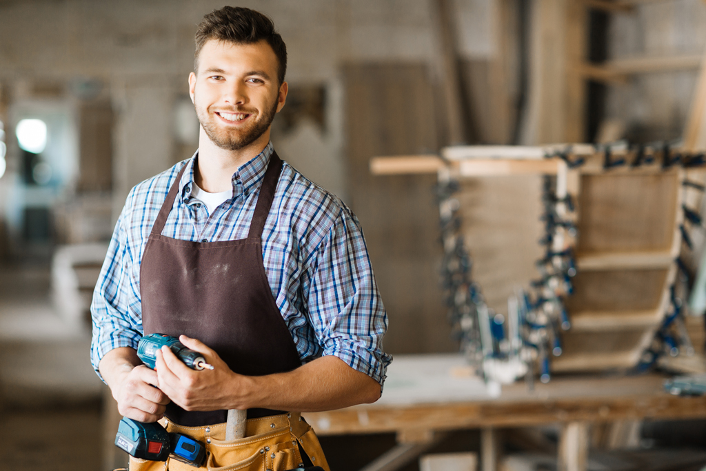 Netter Handwerker
